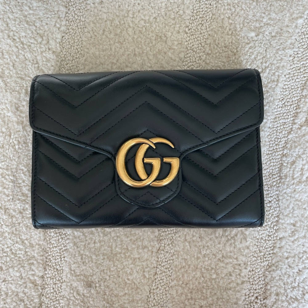 GG MARMONT MINI BAG - Wallet on Chain
